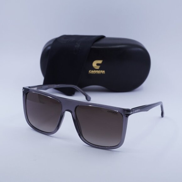 Carrera 278/S 0KB7 HA Square Sunglasses - Grey/Brown Gradient - Picture 1 of 9